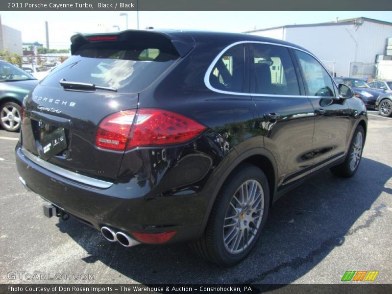 Black / Black 2011 Porsche Cayenne Turbo