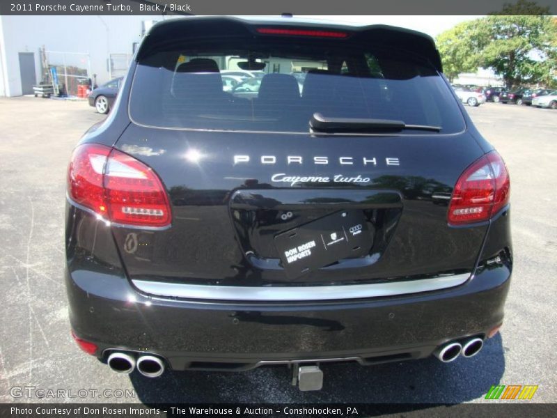 Black / Black 2011 Porsche Cayenne Turbo