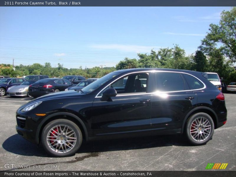 Black / Black 2011 Porsche Cayenne Turbo