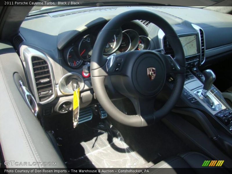 Black / Black 2011 Porsche Cayenne Turbo