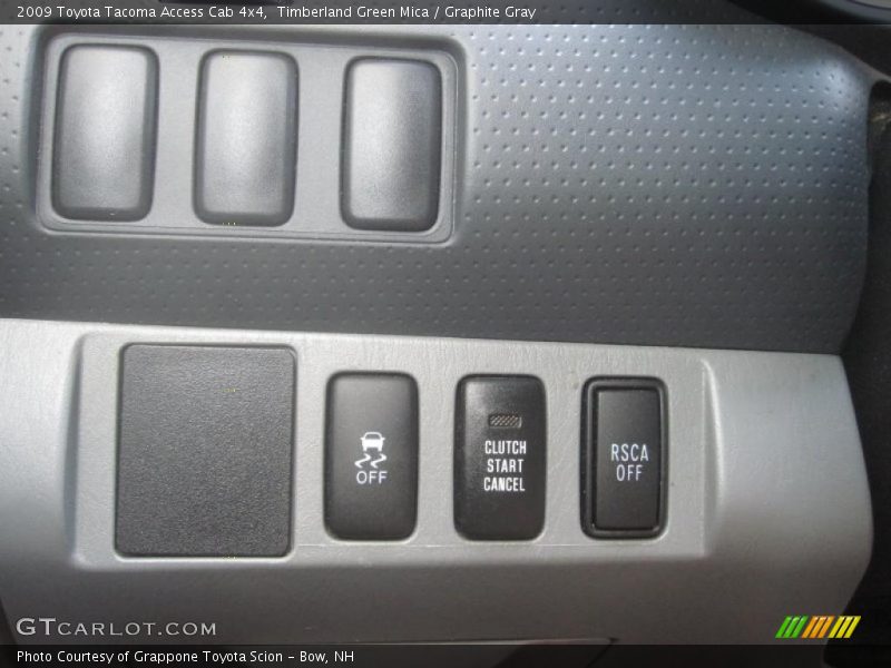 Timberland Green Mica / Graphite Gray 2009 Toyota Tacoma Access Cab 4x4