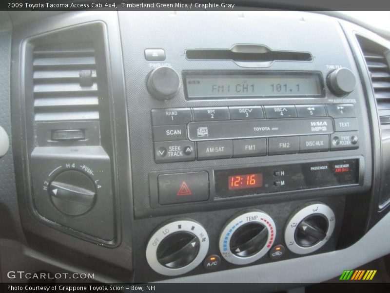 Timberland Green Mica / Graphite Gray 2009 Toyota Tacoma Access Cab 4x4