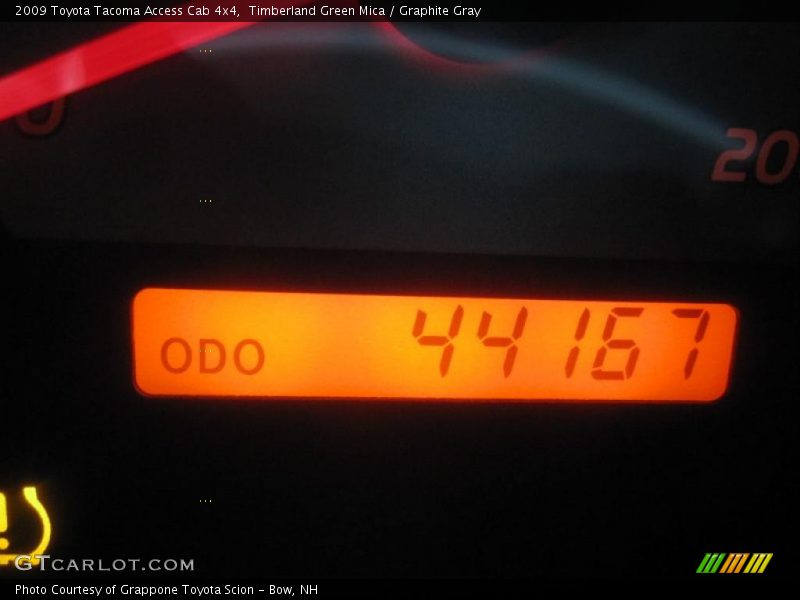 Timberland Green Mica / Graphite Gray 2009 Toyota Tacoma Access Cab 4x4