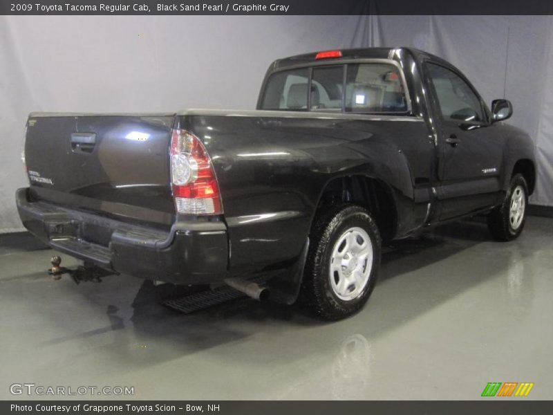 Black Sand Pearl / Graphite Gray 2009 Toyota Tacoma Regular Cab