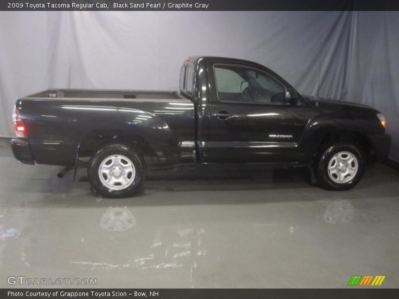 Black Sand Pearl / Graphite Gray 2009 Toyota Tacoma Regular Cab