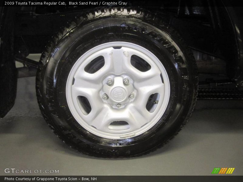Black Sand Pearl / Graphite Gray 2009 Toyota Tacoma Regular Cab