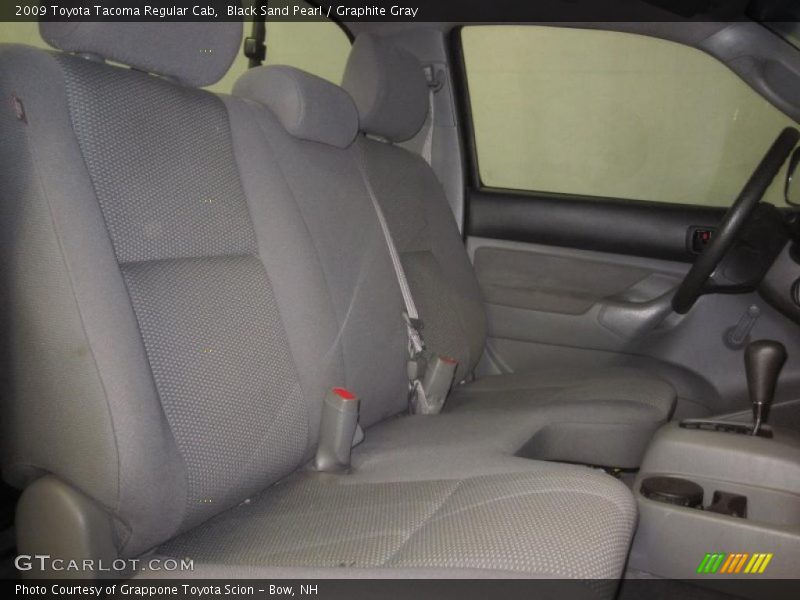 Black Sand Pearl / Graphite Gray 2009 Toyota Tacoma Regular Cab