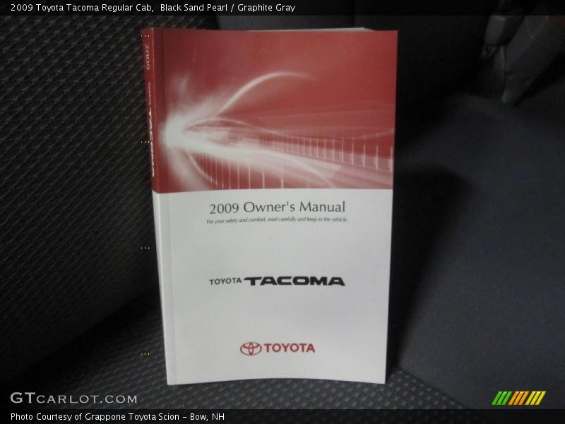 Black Sand Pearl / Graphite Gray 2009 Toyota Tacoma Regular Cab