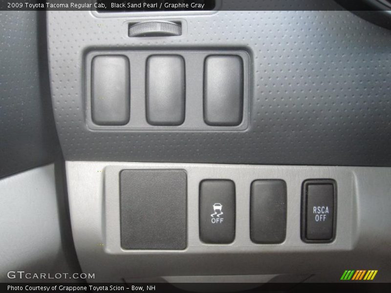 Black Sand Pearl / Graphite Gray 2009 Toyota Tacoma Regular Cab