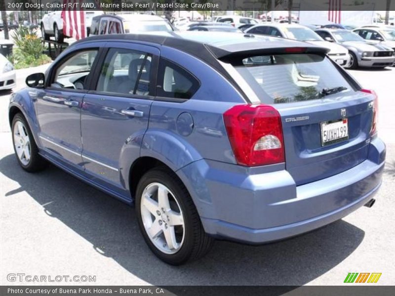Marine Blue Pearl / Pastel Slate Gray/Blue 2007 Dodge Caliber R/T AWD