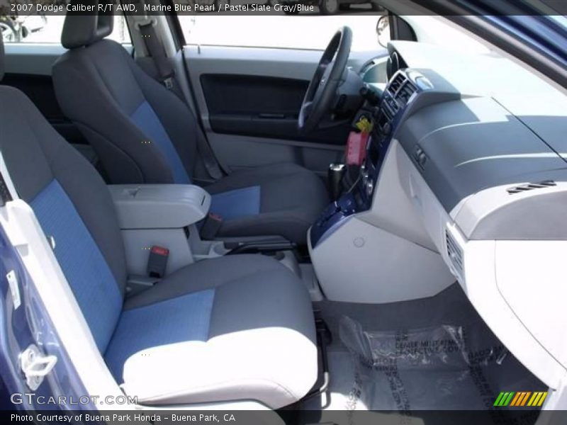 Marine Blue Pearl / Pastel Slate Gray/Blue 2007 Dodge Caliber R/T AWD