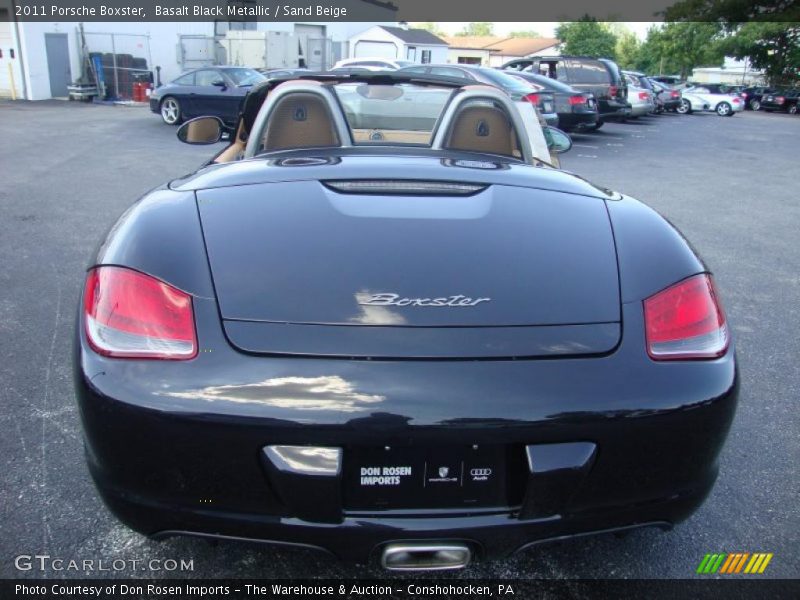 Basalt Black Metallic / Sand Beige 2011 Porsche Boxster
