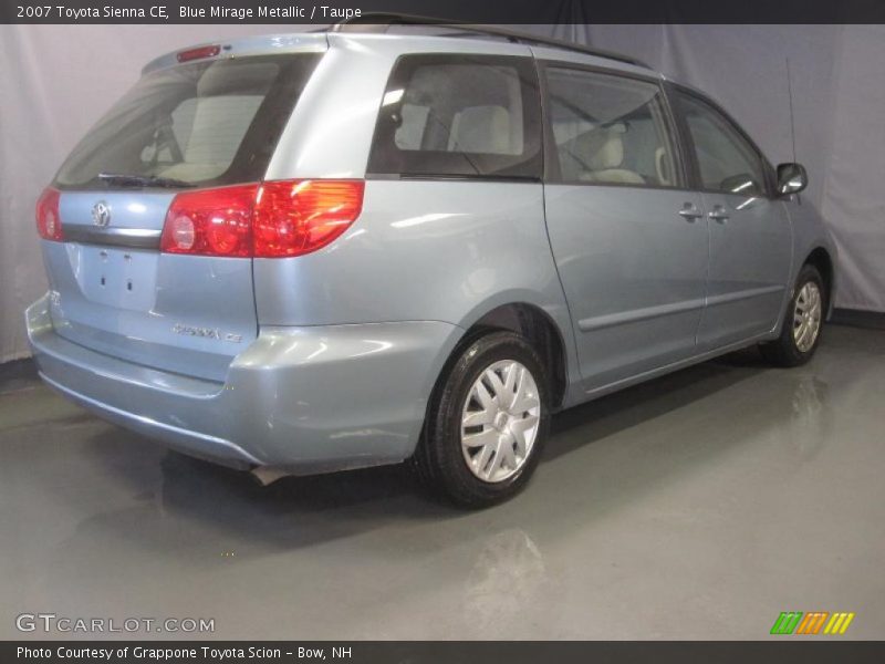 Blue Mirage Metallic / Taupe 2007 Toyota Sienna CE