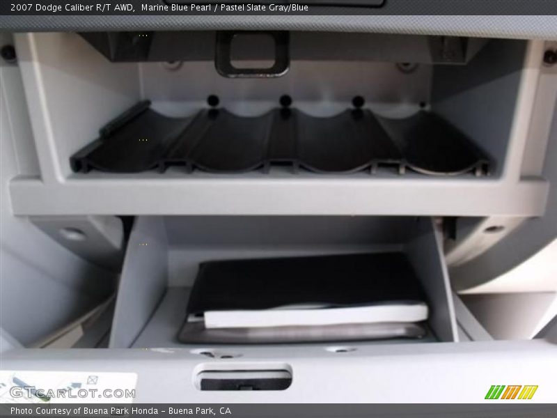 Marine Blue Pearl / Pastel Slate Gray/Blue 2007 Dodge Caliber R/T AWD