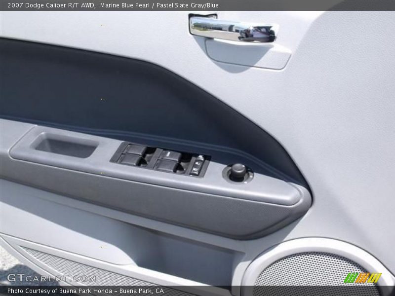 Marine Blue Pearl / Pastel Slate Gray/Blue 2007 Dodge Caliber R/T AWD