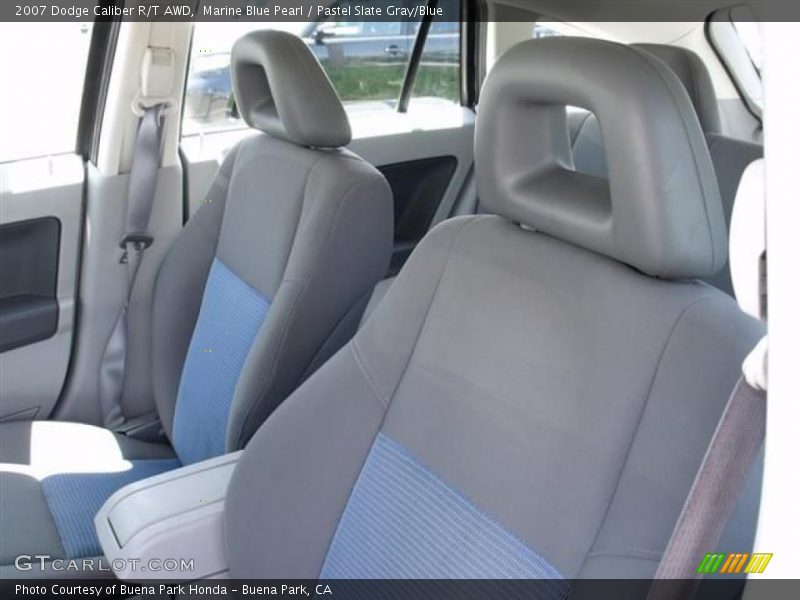 Marine Blue Pearl / Pastel Slate Gray/Blue 2007 Dodge Caliber R/T AWD
