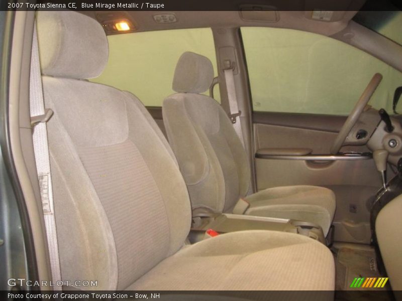 Blue Mirage Metallic / Taupe 2007 Toyota Sienna CE