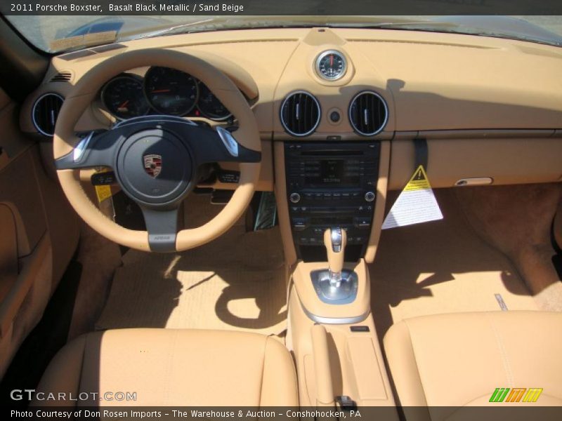 Basalt Black Metallic / Sand Beige 2011 Porsche Boxster