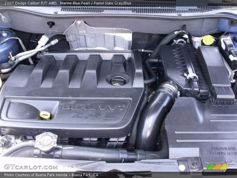 Marine Blue Pearl / Pastel Slate Gray/Blue 2007 Dodge Caliber R/T AWD