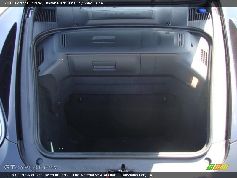 Basalt Black Metallic / Sand Beige 2011 Porsche Boxster