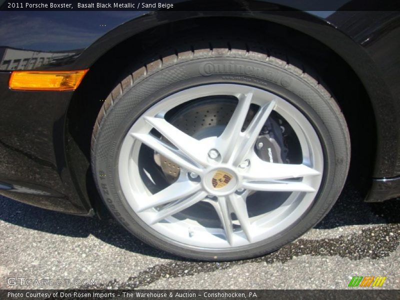 Basalt Black Metallic / Sand Beige 2011 Porsche Boxster