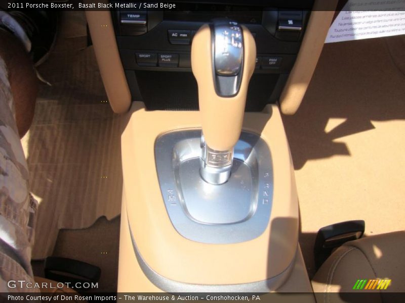 Basalt Black Metallic / Sand Beige 2011 Porsche Boxster