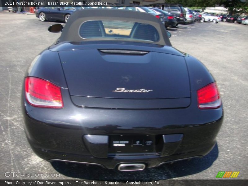 Basalt Black Metallic / Sand Beige 2011 Porsche Boxster