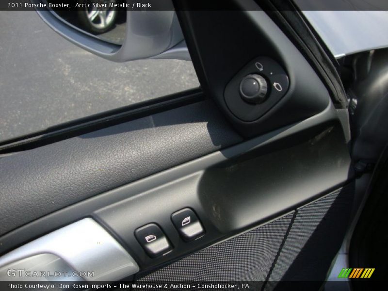 Arctic Silver Metallic / Black 2011 Porsche Boxster