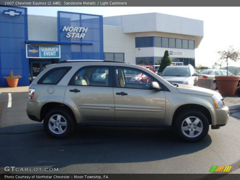 Sandstone Metallic / Light Cashmere 2007 Chevrolet Equinox LS AWD