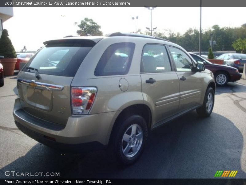 Sandstone Metallic / Light Cashmere 2007 Chevrolet Equinox LS AWD