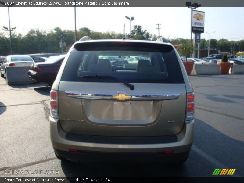 Sandstone Metallic / Light Cashmere 2007 Chevrolet Equinox LS AWD