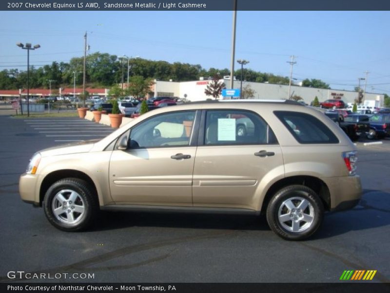 Sandstone Metallic / Light Cashmere 2007 Chevrolet Equinox LS AWD