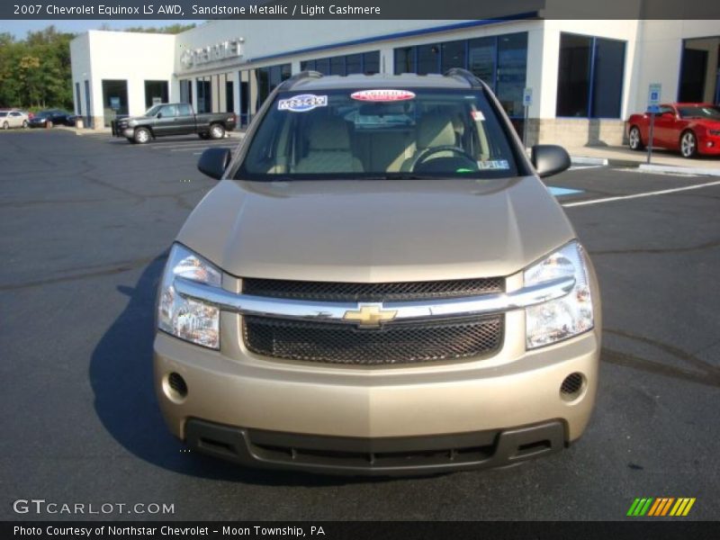 Sandstone Metallic / Light Cashmere 2007 Chevrolet Equinox LS AWD