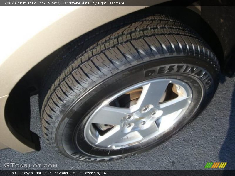 Sandstone Metallic / Light Cashmere 2007 Chevrolet Equinox LS AWD