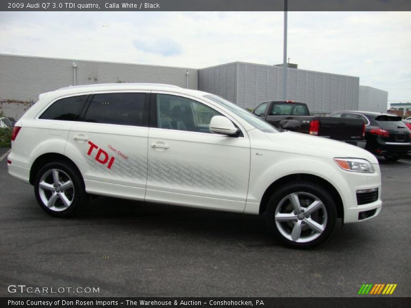 Calla White / Black 2009 Audi Q7 3.0 TDI quattro