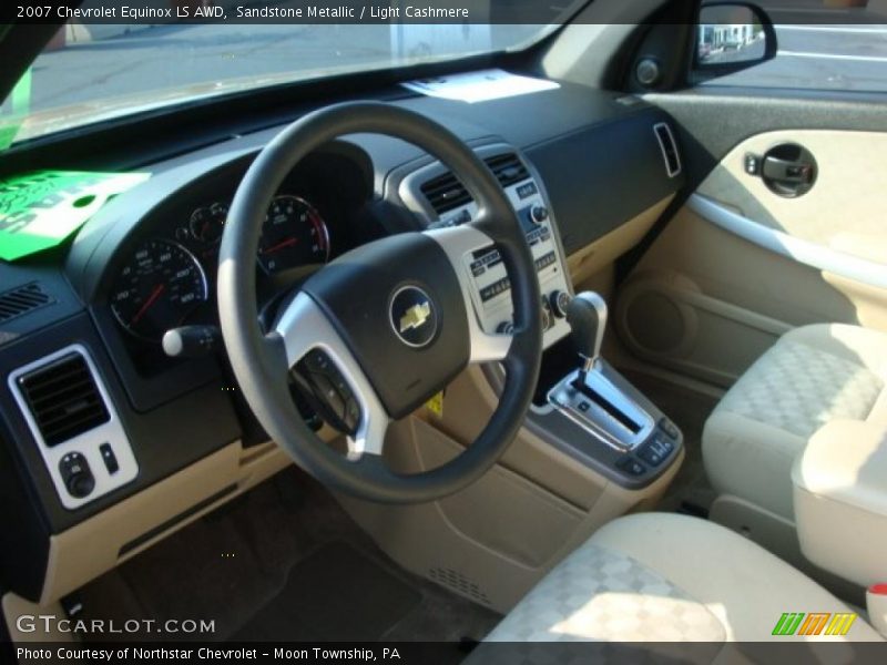 Sandstone Metallic / Light Cashmere 2007 Chevrolet Equinox LS AWD