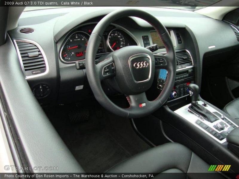 Calla White / Black 2009 Audi Q7 3.0 TDI quattro