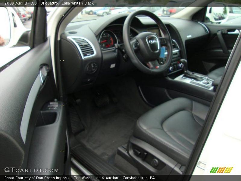 Calla White / Black 2009 Audi Q7 3.0 TDI quattro