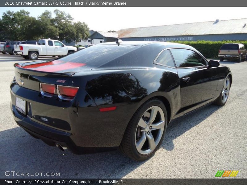 Black / Black/Inferno Orange 2010 Chevrolet Camaro SS/RS Coupe