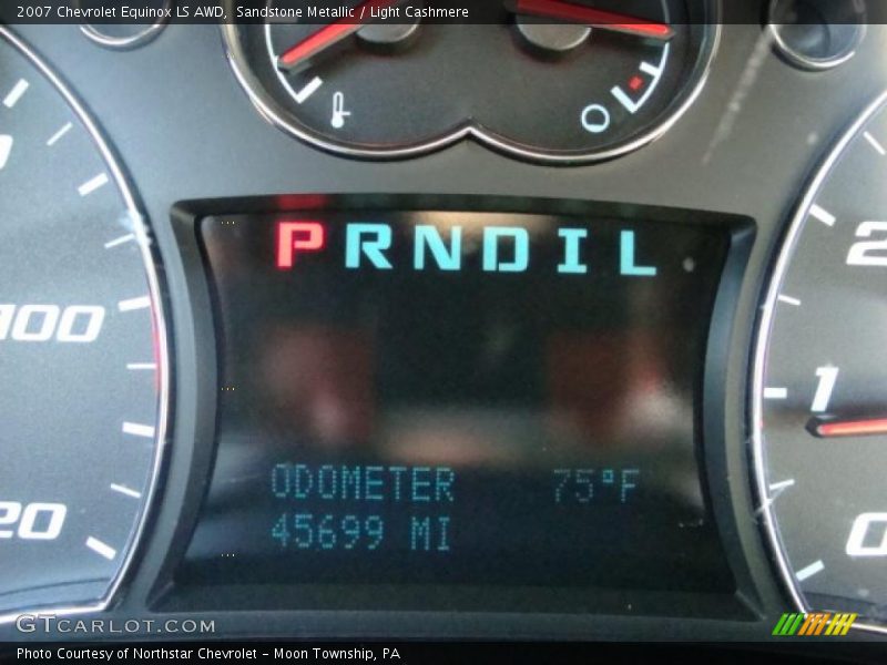 Sandstone Metallic / Light Cashmere 2007 Chevrolet Equinox LS AWD