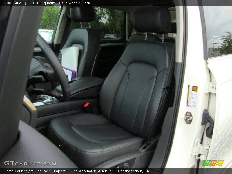 Calla White / Black 2009 Audi Q7 3.0 TDI quattro