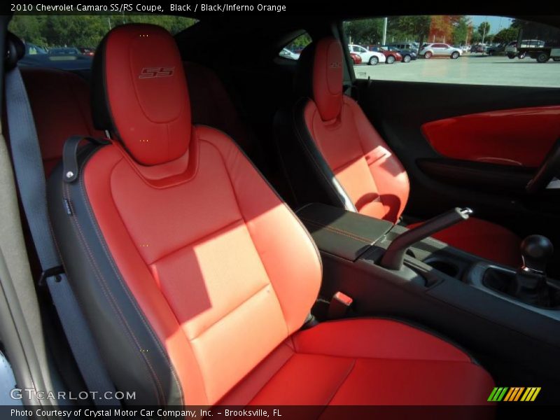 Black / Black/Inferno Orange 2010 Chevrolet Camaro SS/RS Coupe