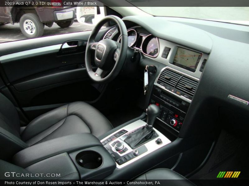 Calla White / Black 2009 Audi Q7 3.0 TDI quattro