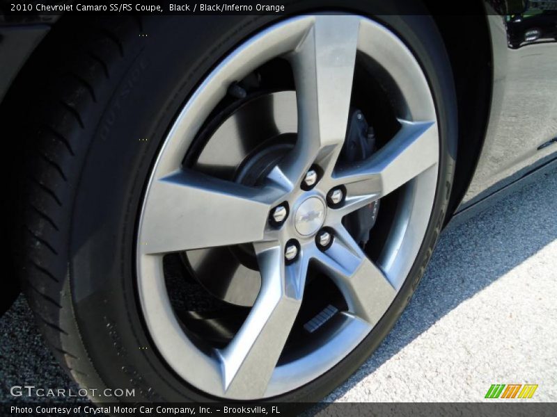 Black / Black/Inferno Orange 2010 Chevrolet Camaro SS/RS Coupe