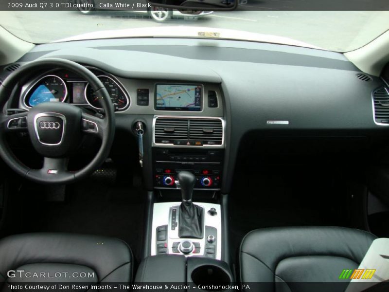 Calla White / Black 2009 Audi Q7 3.0 TDI quattro