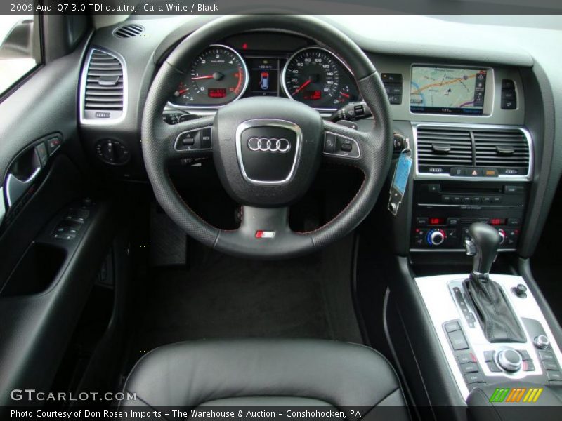 Calla White / Black 2009 Audi Q7 3.0 TDI quattro