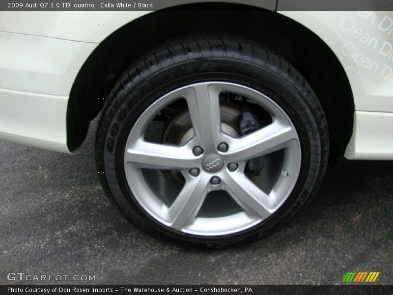 Calla White / Black 2009 Audi Q7 3.0 TDI quattro