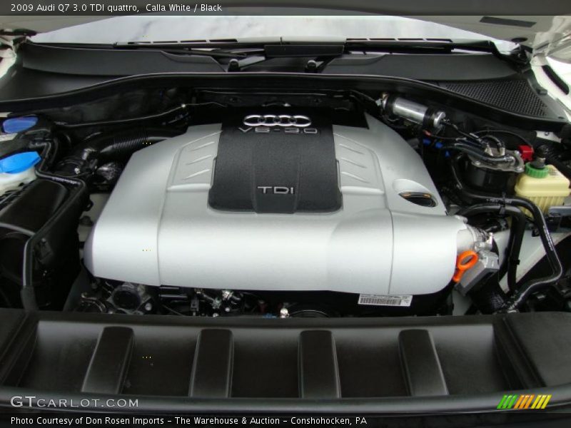 Calla White / Black 2009 Audi Q7 3.0 TDI quattro