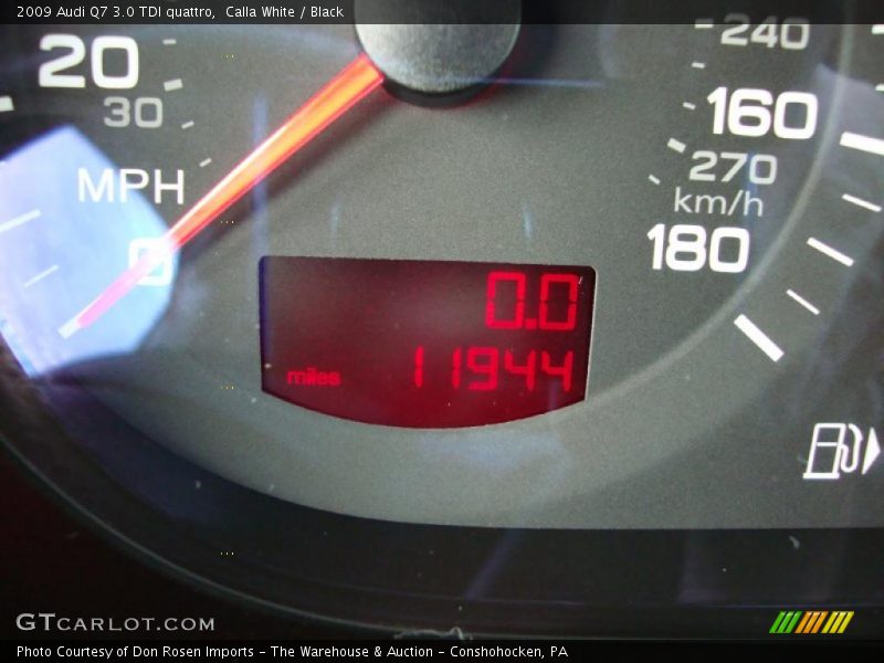 Calla White / Black 2009 Audi Q7 3.0 TDI quattro