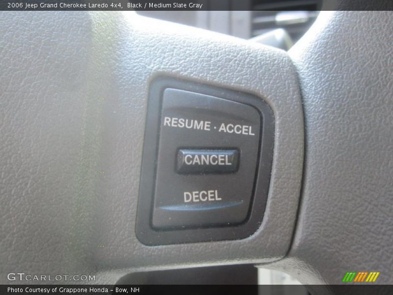 Black / Medium Slate Gray 2006 Jeep Grand Cherokee Laredo 4x4